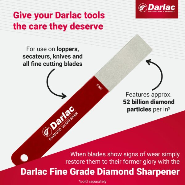 Darlac Telescopic Edging Shear – Garden Lawn Edging Shears with Extendable Handles & Razor-Sharp Blade – Adjustable to Any Gardener's Height – Lightweight Approx 1.2kg – Ideal for Trimming Lawn Edges