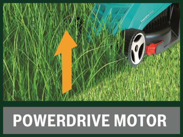 Bosch Rotak 32R Electric Rotary Lawnmower with 32 cm Cutting Width & Bosch ART 24 Electric Grass Trimmer, Cutting Diameter 24 cm