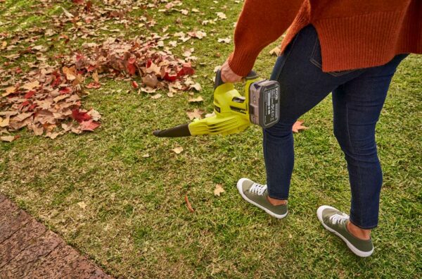Ryobi OBL1820S One Cordless Blower, Air Speed (Zero Tool), 245 km/h, 18 V, Hyper Green and Grey