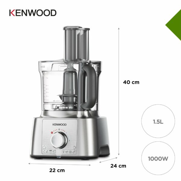 Kenwood FDP65.180SI 2 in 1 Food Processor Multipro Express, Silver
