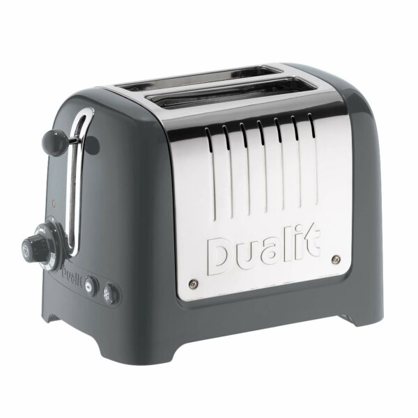 Dualit 2 Slice Lite Toaster 1.1kW Toasts 60 Slices an Hour Bagel & Defrost Settings