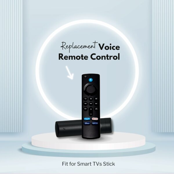 New Replacement FireStick Voice Function Remote Control Fit for AMZ Smart TV Fire Stick (2nd Gen, 3rd Gen, Lite, 4K) and Fit for Smart TVs Cube (1st Gen & 2nd Gen)