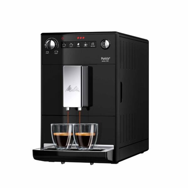 Melitta Automatic Espresso Machine, Purista Model, F230-102, Black, 6766027