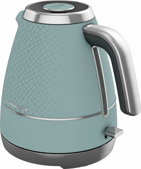 Beko Cosmopolis Dome Kettle WKM8307T, Retro Duck Egg Teal Design, 1.7L Capacity 3000 W, Includes Removable Lid, Easy Pour Spout & Boil Dry Protection