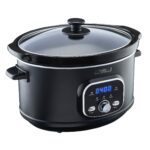 Cooks Professional Digital Slow Cooker | Slow Cookers with Glass Lid & 2 Heat Settings | Including Delay & Keep Warm Function | One Pot Cooker with Timer Delay for Large Family | 3.5 Litres
