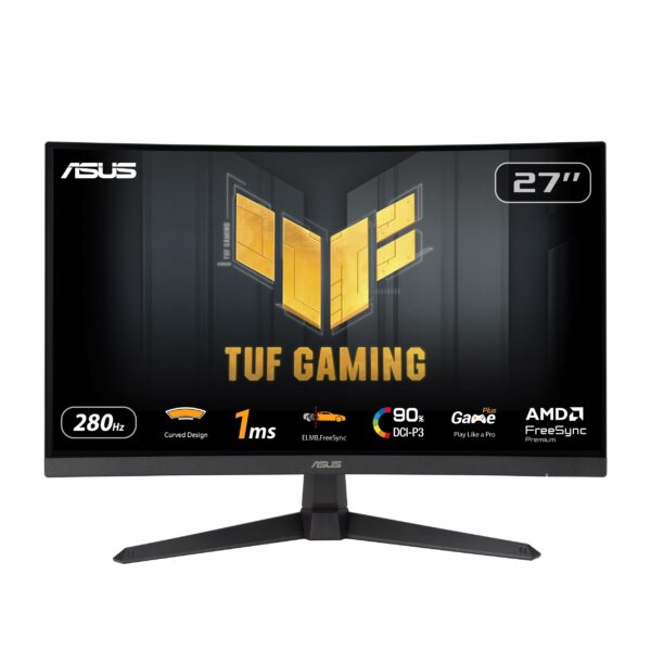 ASUS TUF Gaming VG32VQ1BR Curved Gaming Monitor â€“ 31.5 inch WQHD (2560x1440), 165Hz(Above 144Hz), Extreme Low Motion Blur, Adaptive-sync, FreeSync Premium, 1ms (MPRT), HDR10