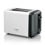 Bosch DesignLine Toaster TAT3P421GB, Stainless Steel, 970 W, White
