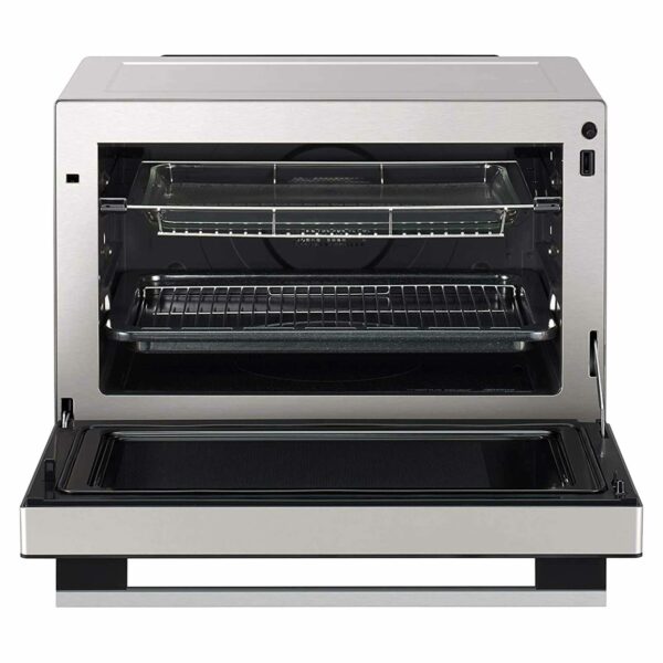 Panasonic CF87 Speed Convection Oven, Grill, Flatbed, 31Litre, Two Level Cooking, Genius Sensor, 32 Auto Programmes, Easy Clean