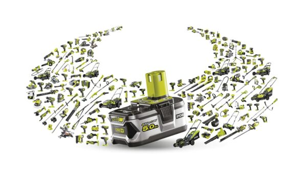 Ryobi OBL1820S One Cordless Blower, Air Speed (Zero Tool), 245 km/h, 18 V, Hyper Green and Grey