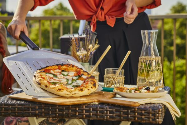 Ooni 12 Perforated Pizza Peel, Pizza Paddle, Pizza Oven Accessories, Pizza Peel for Award Winning Pizza Oven
