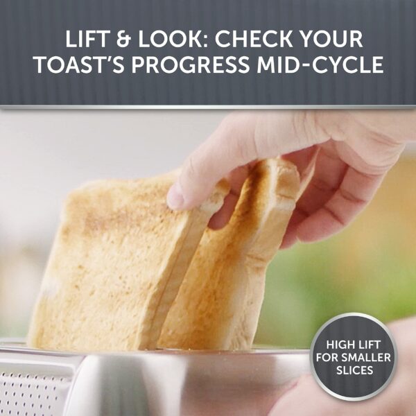 Breville Edge Deep Chassis 2 Slice Toaster | Toasts All the Way to the Top | Brushed Stainless Steel | [VTT981]