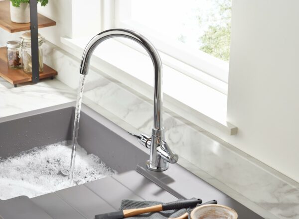 Bristan Echo EasyFit Kitchen Sink Mixer Tap Chrome Kitchen Mixer Tap