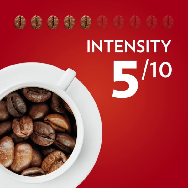 Lavazza Qualita Rossa Coffee Beans with Aromatic Notes of Chocolate and Dried Fruit, Arabica and Robusta, Intensity 5/10, Medium Roasting, 1 Kg