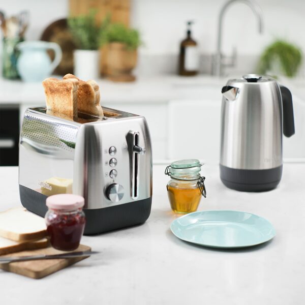 Breville Edge Deep Chassis 2 Slice Toaster | Toasts All the Way to the Top | Brushed Stainless Steel | [VTT981]