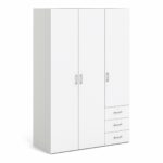 Furniture To Go | Space Wardrobe with 3 doors + 3 drawers White