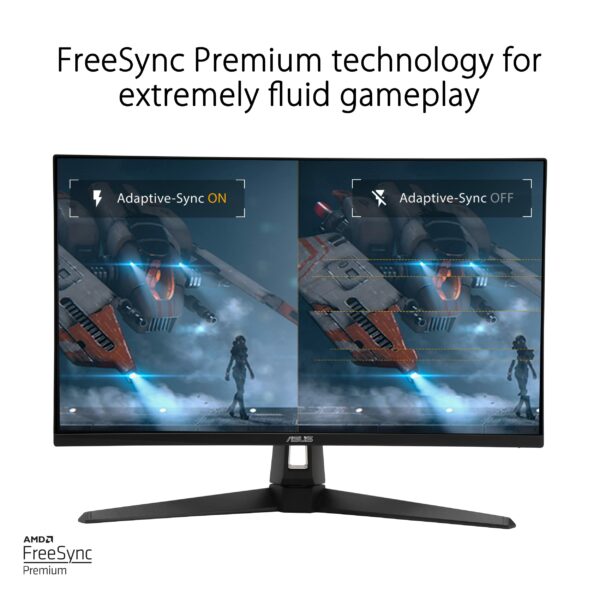 Asus TUF Gaming VG27AQA1A Gaming Monitor – 27 inch WQHD (2560 x 1440), 170Hz, Extreme Low Motion Blur™, Freesync Premium™, 1ms, Shadow Boost, HDR,