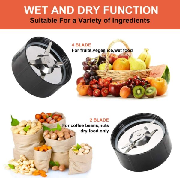 Jug Blenders, Uten Smoothie Blender 1.25L, 5-in-1 Multi-Functional Smoothie Maker and Mixer for Juicers Fruit Vegetable 380W Automatic Blender Ice Crusher with 22,000 RPM/Min