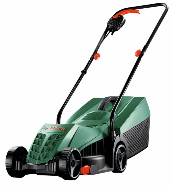 Bosch Corded Lawnmower EasyRotak 32-220 (1200 W Motor Power, Cutting Width: 32 cm, 31-Litre Grass Box, Extra 32cm Sharp Blade, Suitable for Quick and Easy Mowing with Tidy Edges) - Amazon Exclusive