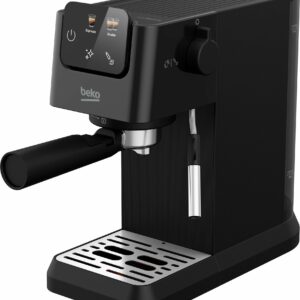 Beko CaffeExpertoTM CEP5302B Manual Espresso machine | Colour Touch Display | Integrated Milk Frother | Dual Nozzle | 15 Bar pressure | Black | Easy cleaning