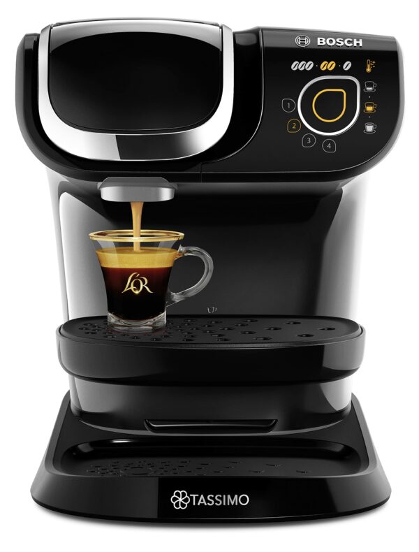 Bosch My Way 2 1.3 Litre Coffee Machine | 1500 Watt | Black | TAS6502GB