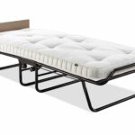 Jay-Be Supreme Folding Bed with Micro e-Pocket Sprung Mattress and Automatic Folding Legs, Compact, Single, Black