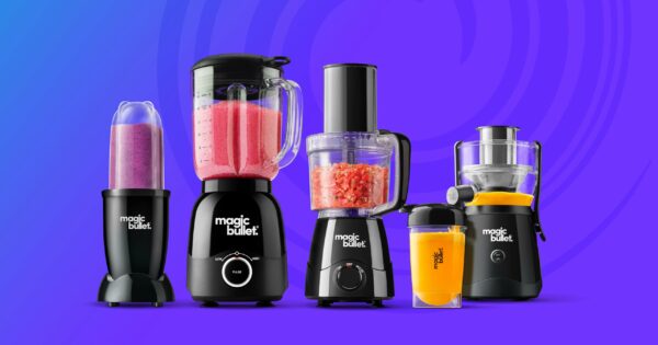 nutribullet magic bullet Large Capacity Jug Blender & Smoothie Maker in Black - Pulse & Blend Technology - Easy To Use - 600W Motor Base with 1.5L Pitcher