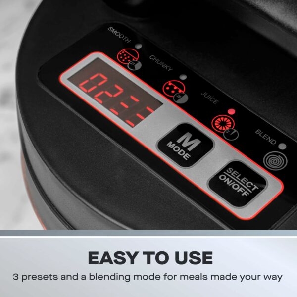 Daewoo Soup Maker, 1.6 litres, 6 Portions Per Blend, Smooth Or Chunky Soup in The Winter, Refreshing Smoothies in The Summer, User Friendly Settings, Easy Clean, All Year Round Use, Sleek and Stylish