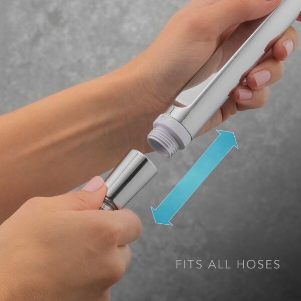 Mira Showers Beat Shower Head Handheld Shower Head 4 Spray Shower Head 110 mm Chrome 1.1605.237
