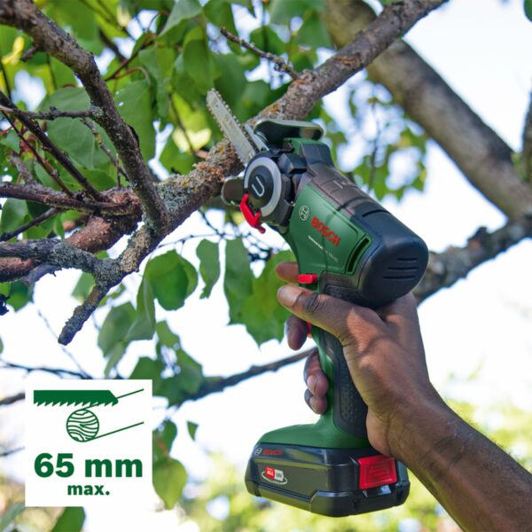 Bosch Cordless NanoBlade Saw UniversalCut 18V-65 (Fast Free-Hand Cutting in Wood and Plastic; Max. Cutting Depth 65 mm; 18 Volt System; Without Battery; in SystemBox) – Amazon Edition