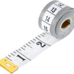 Dual Sided Durable Measuring Tape for Body and waist Measure includes free BMI weight control app and eBook, Clothes Fabric Sewing Tape Made Of Flexible Fiber Glass