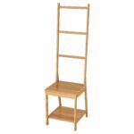 RÅGRUND towel rack chair 39x44x140 cm bamboo