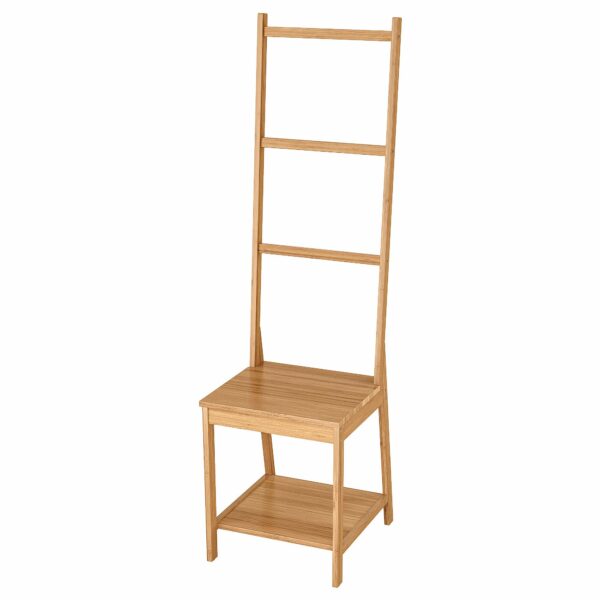 RÅGRUND towel rack chair 39x44x140 cm bamboo