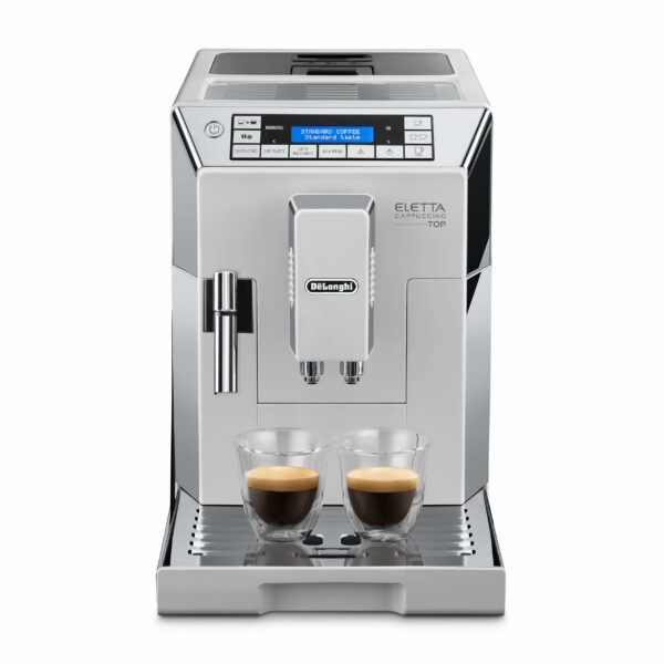 De'Longhi Eletta Cappuccino, Fully Automatic Bean to Cup Machine, Espresso, Coffee Maker, ECAM 45.760.W