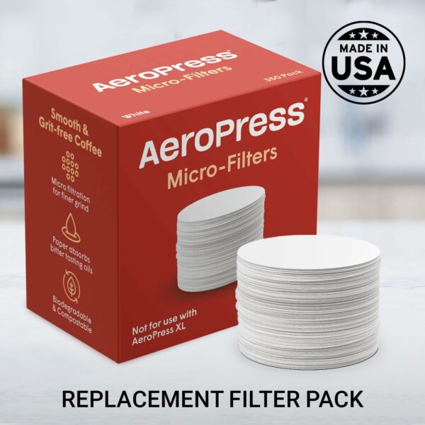 AeroPress Filter Papers, Pack of 350, White