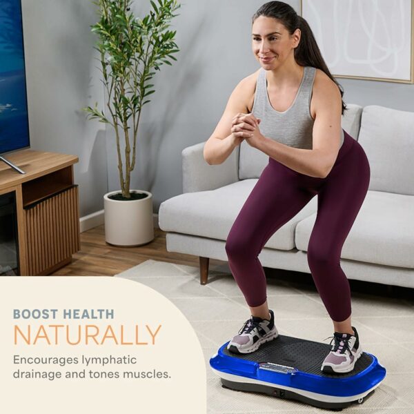 LifePro Waver Vibration Plate Exercise Machine for Full Body Workout, 99 Speed Levels, Resistance Bands, Remote, Home Fitness and Weight Loss Platform