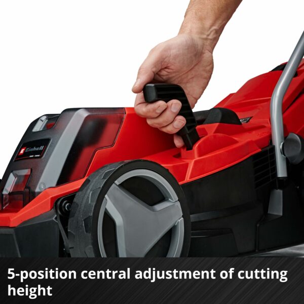 Einhell Power X-Change 18/33 Cordless Lawnmower - 18V, Brushless Motor, 33cm Cutting Width, 30L Grass Box, 5 Cutting Heights - GE-CM 18/33 Li Solo Battery Lawn Mower (Battery Not Included)
