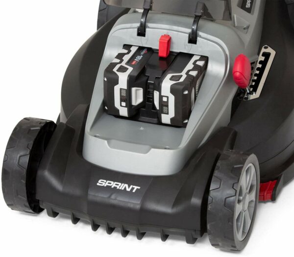 Sprint 2x18V (36V) Lithium-Ion 44cm Cordless Lawn Mower 440P18V, Powered by Briggs & Stratton, up to 640 m2, Including 2x 5Ah Battery and Dual Charger, 5 Years Warranty
