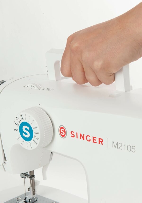 Singer M2105 Sewing Machine, White, One Size