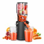 Juicer Machines, 126MM Large Feed Chute for Whole Fruits and Vegetables - 1.5L Capacity 200W Cold Press Juicer