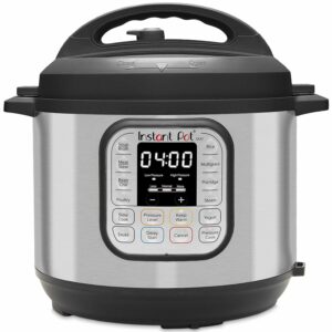 Instant Pot Duo 7-in-1 Multi-Cooker 5.7L - Brushed Stainless Steel, Large Pressure Cooker, Slow Cooker, Rice Cooker, Sauté Pan, Yoghurt Maker, Food Steamer Pot and Food Warmer, Dishwasher Safe