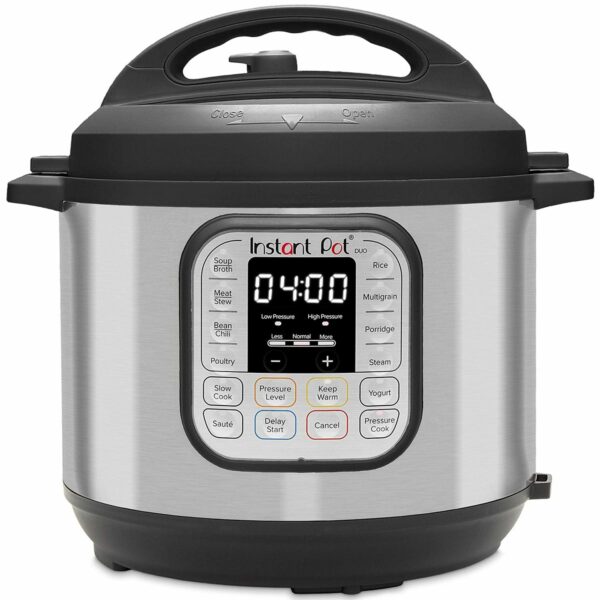 Instant Pot Duo 7-in-1 Multi-Cooker 5.7L - Brushed Stainless Steel, Large Pressure Cooker, Slow Cooker, Rice Cooker, Sauté Pan, Yoghurt Maker, Food Steamer Pot and Food Warmer, Dishwasher Safe
