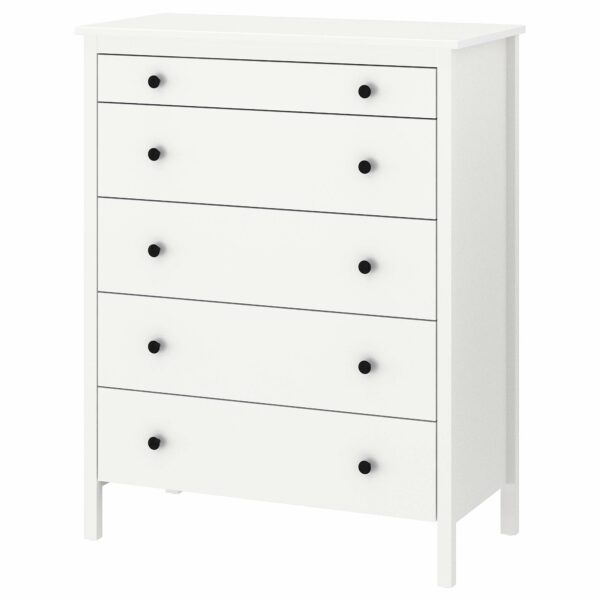 IKEA KOPPANG Chest of 5 Drawers, 90x114 cm, White