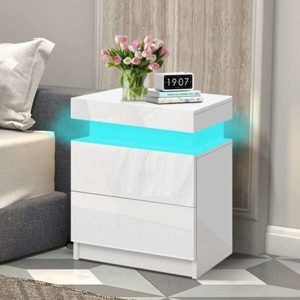 Elfordsen Led Bedside Table