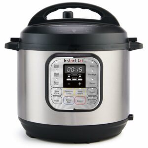 Instant Pot Duo 7-in-1 Multi-Cooker 3L - Brushed Stainless Steel, Small Pressure Cooker, Slow Cooker, Rice Cooker, Sauté Pan, Yoghurt Maker, Food Steamer Pot and Food Warmer, Dishwasher Safe