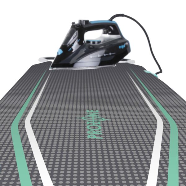 Minky Ergo Mint Prozone Ironing Board, Black, 122 x 38cm