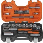 Bahco S330 Socket Set 34 Piece 1/4 and 3/8 Square Drive