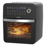 EMtronics Air Fryer Oven Combi, Rotisserie and Grill, Large Family Size 12L with 16 Pre-Set Menus for Oil Free Cooking – Black