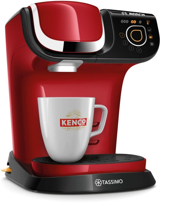 Tassimo Bosch My Way 2 TAS6503GB Coffee Machine, 1500 Watt, 1.3 Litre - Red