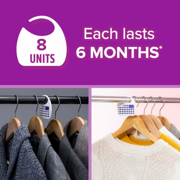 8 units of Acana Hanging Moth Killer & Freshener for wardrobe protect clothes by Acana