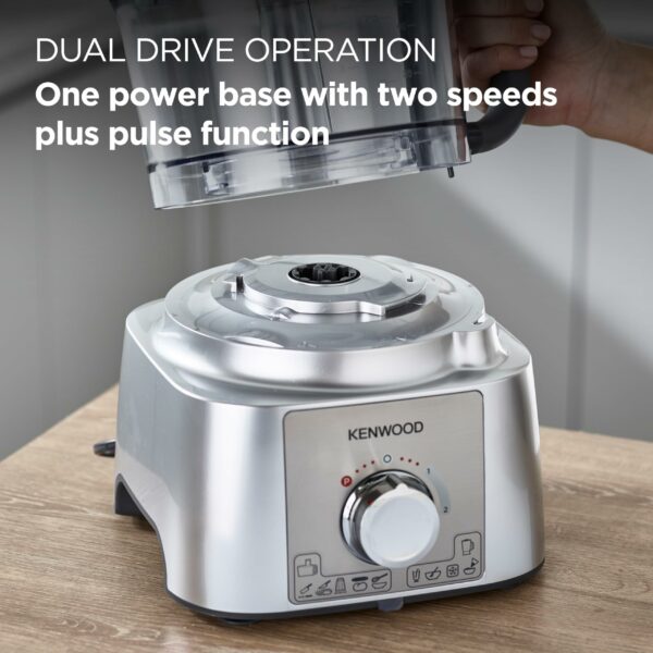 Kenwood FDP65.180SI 2 in 1 Food Processor Multipro Express, Silver